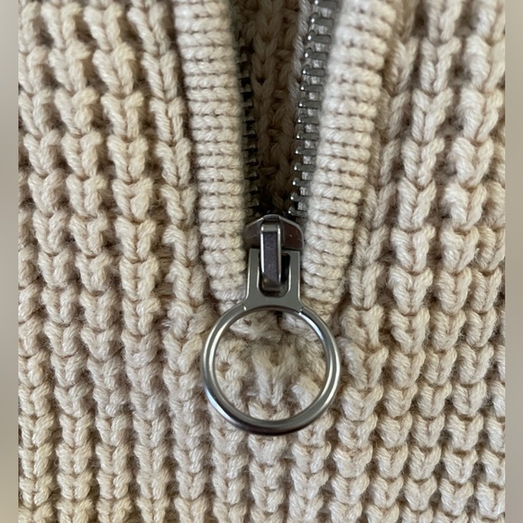 Roots // Three Quarter Zip-Up Sweater - Picture 3 of 6